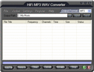 HiFi MP3 WAV Converter screenshot